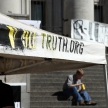 VANCOUVER - SEPT 11: 9/11 Truth Demonstration, Vancouver, Canada