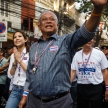 BANGKOK - JANUARY 9 2014: Suthep, leader of the anti government