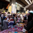 BANGKOK - JANUARY 13 2014: Protesters against the government ral