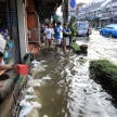 BANGKOK, THAILAND - NOVEMBER 17 : Flooding in Bangkok, Thailand