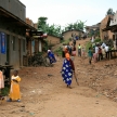 DR CONGO - NOV 2ND : Refugees cross from DR Congo into Uganda at