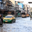 BANGKOK, THAILAND - NOVEMBER 17 : Flooding in Bangkok, Thailand