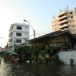 BANGKOK, THAILAND - NOVEMBER 17 : Flooding in Bangkok, Thailand