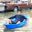BANGKOK, THAILAND - NOVEMBER 17 : Flooding in Bangkok, Thailand