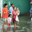 BANGKOK, THAILAND - NOVEMBER 17 : Flooding in Bangkok, Thailand