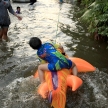 BANGKOK, THAILAND - NOVEMBER 17 : Flooding in Bangkok, Thailand