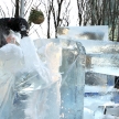 LONDON, UK - JANUARY 13 : Ice Sculpting Festival 2012