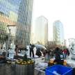 LONDON, UK - JANUARY 13 : Ice Sculpting Festival 2012