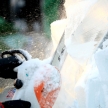 LONDON, UK - JANUARY 13 : Ice Sculpting Festival 2012