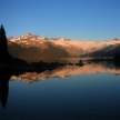 Reflection in Garibaldi Lake, Canada