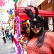 HONG KONG - NOVEMBER 26 2013: The busy LKF (Lan Kwai Fong Festiv