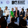 BANGKOK - FEBRUARY 19 2014: MTV Exit Press Conference held in Ce