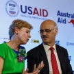 BANGKOK - FEBRUARY 19 2014: US Ambassador Kristie Kenney at MTV