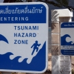 Tsunami Warning Sign - Phuket, Thailand