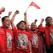 BANGKOK - DEC 10: Red Shirts Protest Demonstration - Thailand