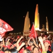BANGKOK - DEC 10: Red Shirts Protest Demonstration - Thailand
