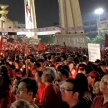 BANGKOK - DEC 10: Red Shirts Protest Demonstration - Thailand