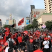BANGKOK - NOV 19: Red Shirts Protest Demonstration - Thailand