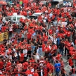 BANGKOK - NOV 19: Red Shirts Protest Demonstration - Thailand