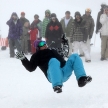 VANCOUVER - MARCH 28: Quiksilver Snowboard Snowboarding Comp