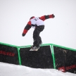VANCOUVER - MARCH 28: Quiksilver Snowboard Snowboarding Comp