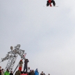 VANCOUVER - MARCH 28: Quiksilver Snowboard Snowboarding Comp