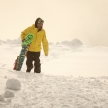 VANCOUVER - MARCH 28: Quiksilver Snowboard Snowboarding Comp