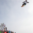 VANCOUVER - MARCH 28: Quiksilver Snowboard Snowboarding Comp