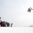 VANCOUVER - MARCH 28: Quiksilver Snowboard Snowboarding Comp