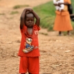 DR CONGO - NOV 2ND : Refugees cross from DR Congo into Uganda at