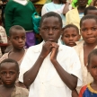 DR CONGO - NOV 2ND : Refugees cross from DR Congo into Uganda at