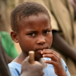 DR CONGO - NOV 2ND : Refugees cross from DR Congo into Uganda at