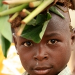 DR CONGO - NOV 2ND : Refugees cross from DR Congo into Uganda at