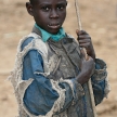 DR CONGO - NOV 2ND : Refugees cross from DR Congo into Uganda at