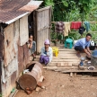 Poor Family in Falam, Myanmar (Burma)
