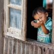 Cute Burmese Boy in Falam, Myanmar (Burma)