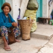 Lady on Street in Falam, Myanmar (Burma)
