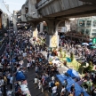 BANGKOK - JANUARY 13 2014: Protesters against the government ral