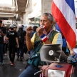 BANGKOK - JANUARY 13 2014: Protesters against the government ral