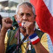 BANGKOK - JANUARY 13 2014: Protesters against the government ral