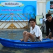 BANGKOK, THAILAND - NOVEMBER 17 : Flooding in Bangkok, Thailand