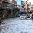 BANGKOK, THAILAND - NOVEMBER 17 : Flooding in Bangkok, Thailand