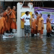 BANGKOK, THAILAND - NOVEMBER 17 : Flooding in Bangkok, Thailand