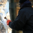 LONDON, UK - JANUARY 13 : Ice Sculpting Festival 2012