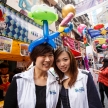 HONG KONG - NOVEMBER 26 2013: The busy LKF (Lan Kwai Fong Festiv