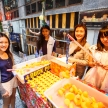 HONG KONG - NOVEMBER 26 2013: The busy LKF (Lan Kwai Fong Festiv