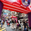 HONG KONG - NOVEMBER 26 2013: The busy LKF (Lan Kwai Fong Festiv
