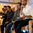 BANGKOK - FEBRUARY 19 2014: MTV Exit Press Conference held in Ce