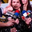 BANGKOK - FEBRUARY 19 2014: MTV Exit Press Conference held in Ce