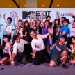 BANGKOK - FEBRUARY 19 2014: MTV Exit Press Conference held in Ce